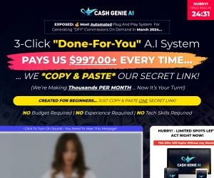 Supercharge Your Affiliate Earnings with Cash Genie AI: Get Started Today