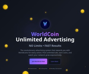 ?? Promote Anything & Earn Worldprofit Coins Instantly...