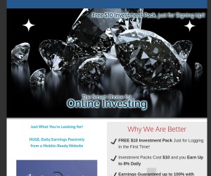 Get a FREE $10 Investment Pack For Signing Up