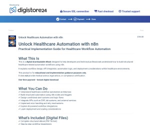 Unlock Healthcare Automation with n8n(E-books)
