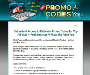 Why Are These Promo Codes Being Given Away for Free?