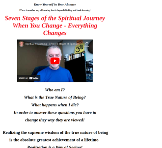 Seven Stages Of The Spiritual Journey                                          