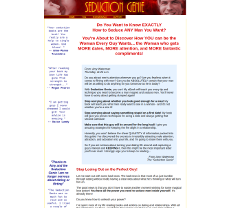 Seduction Genie - How To Attract Men For Women                                 