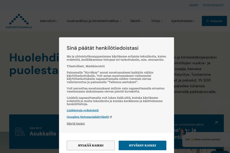Kiinteistotahkola preview