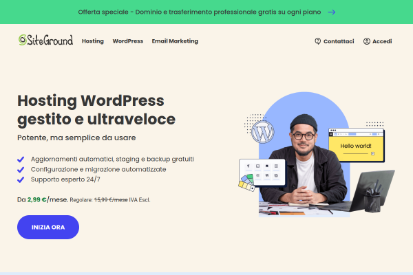 Hosting WordPress Veloce