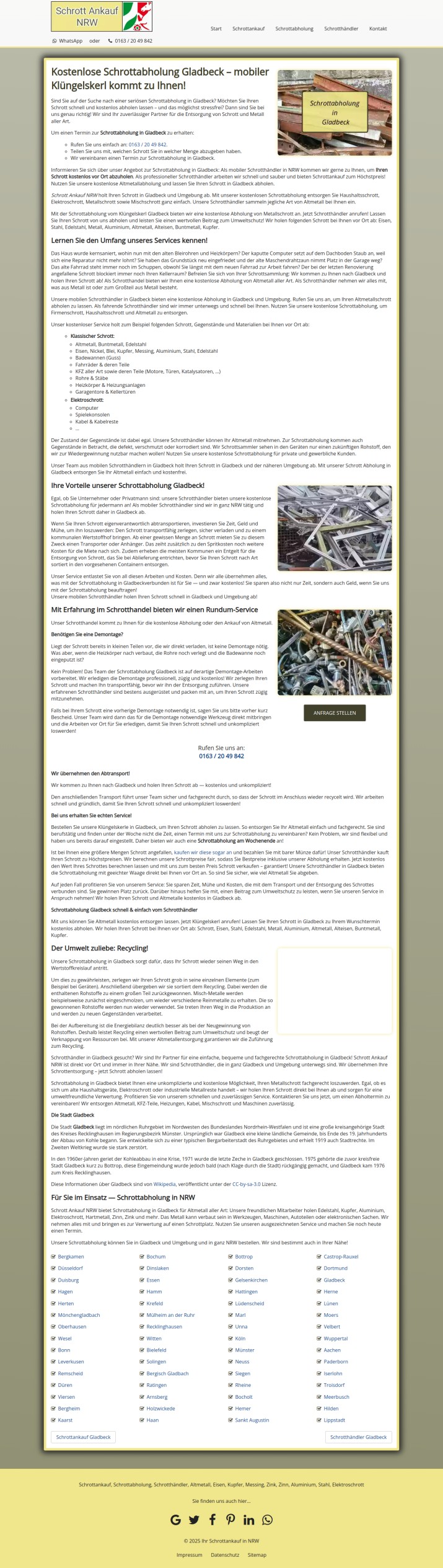 https://www.schrott-ankauf-nrw.de/schrottabholung-gladbeck.html