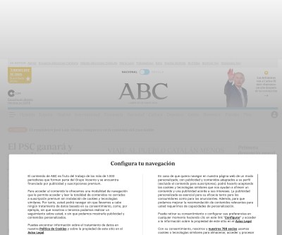 Screenshot of abc.es