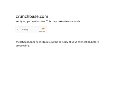 Screenshot of crunchbase.com