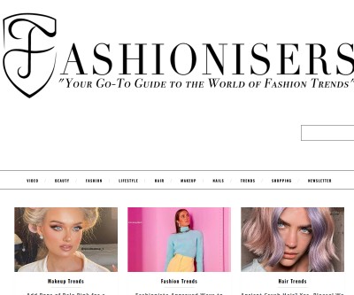 Screenshot of fashionisers.com