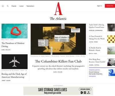 Screenshot of theatlantic.com