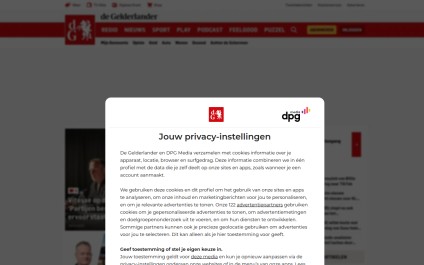 Screenshot of gelderlander.nl