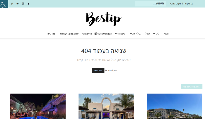 Screenshot of bestip.co.il