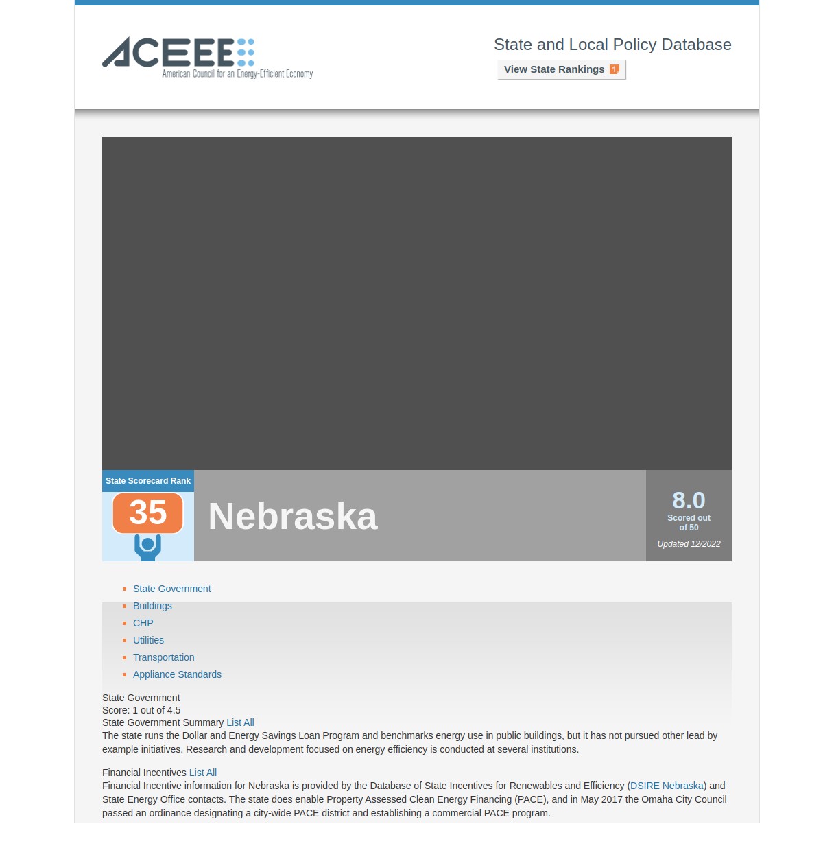 The American Council for an Energy-Efficient Economy (ACEEE)