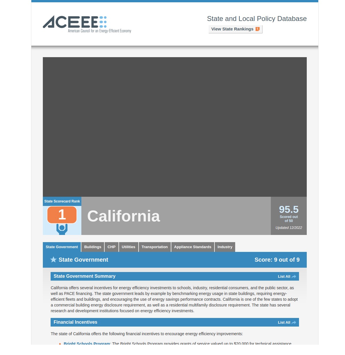 The American Council for an Energy-Efficient Economy (ACEEE)