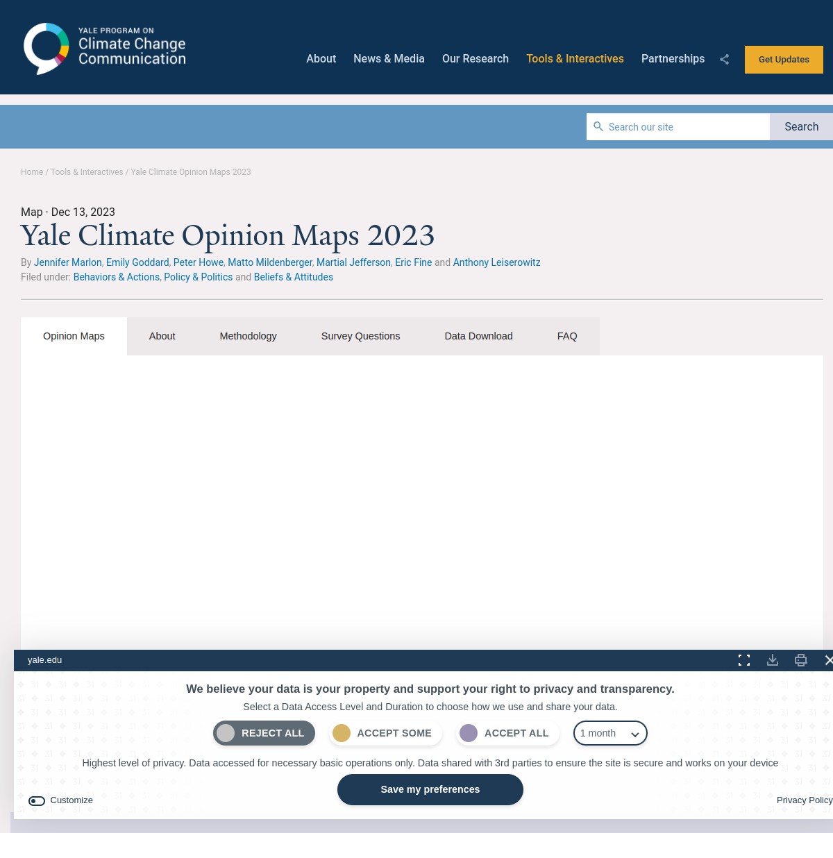 Yale Program on Climate Change Comunication