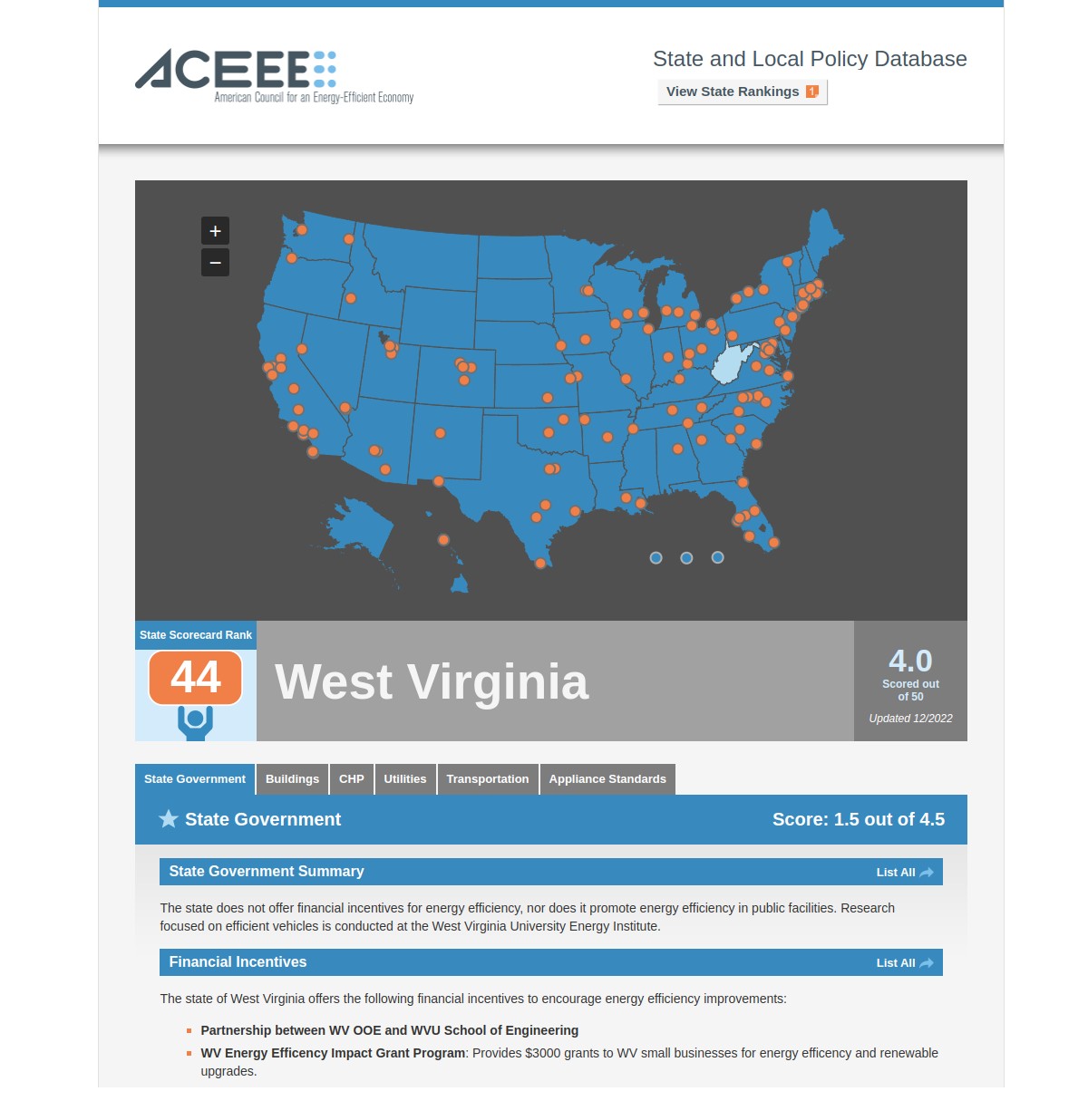 The American Council for an Energy-Efficient Economy (ACEEE)