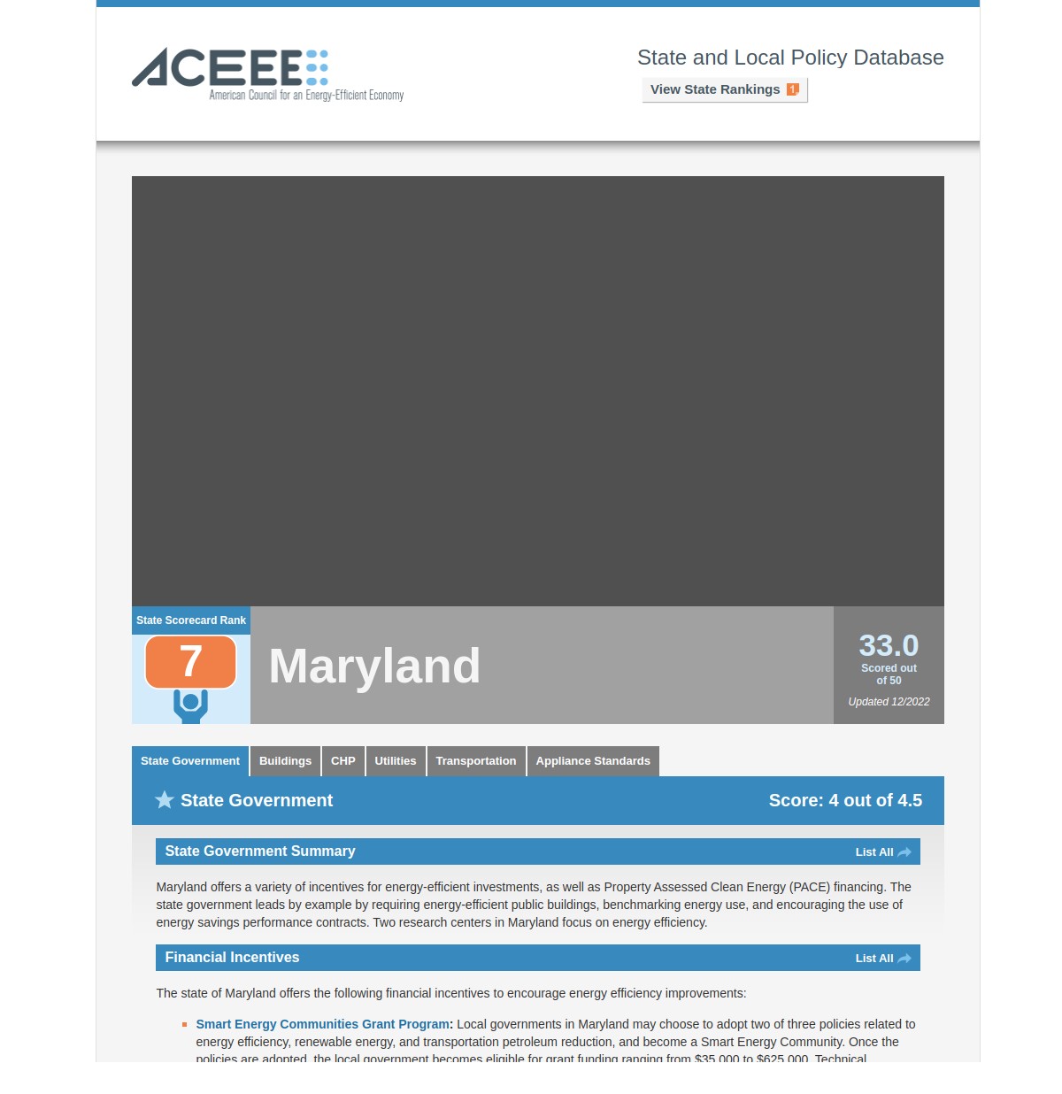 The American Council for an Energy-Efficient Economy (ACEEE)