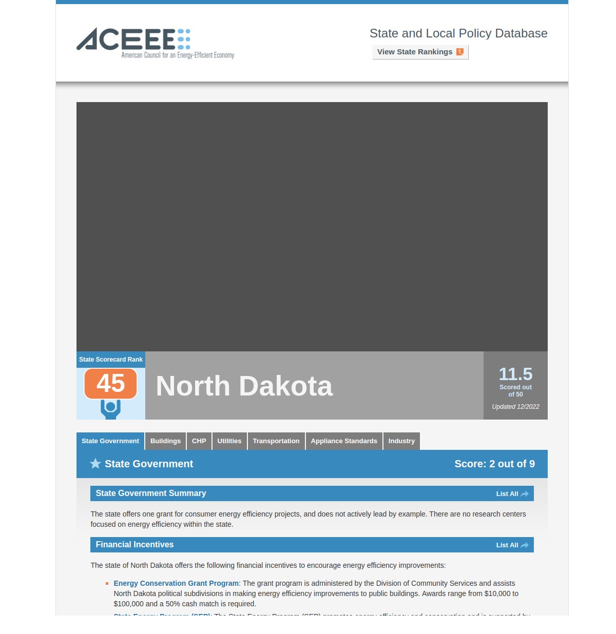 The American Council for an Energy-Efficient Economy (ACEEE)
