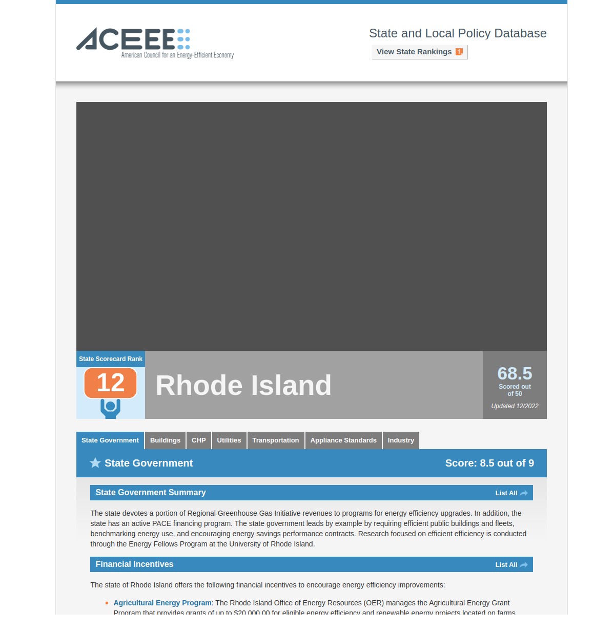 The American Council for an Energy-Efficient Economy (ACEEE)