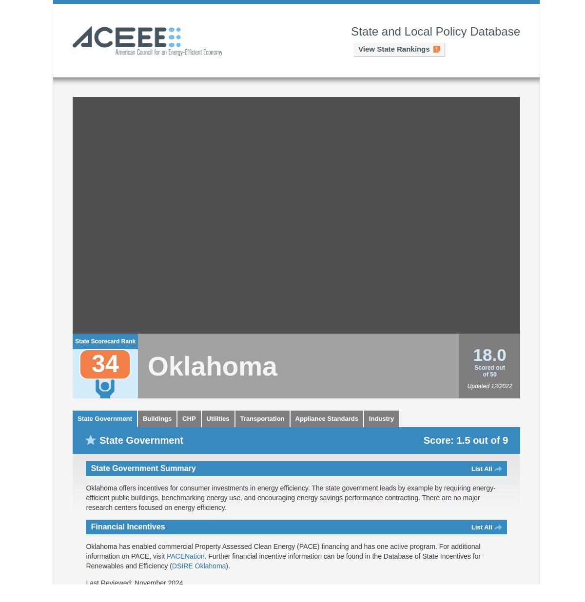 The American Council for an Energy-Efficient Economy (ACEEE)