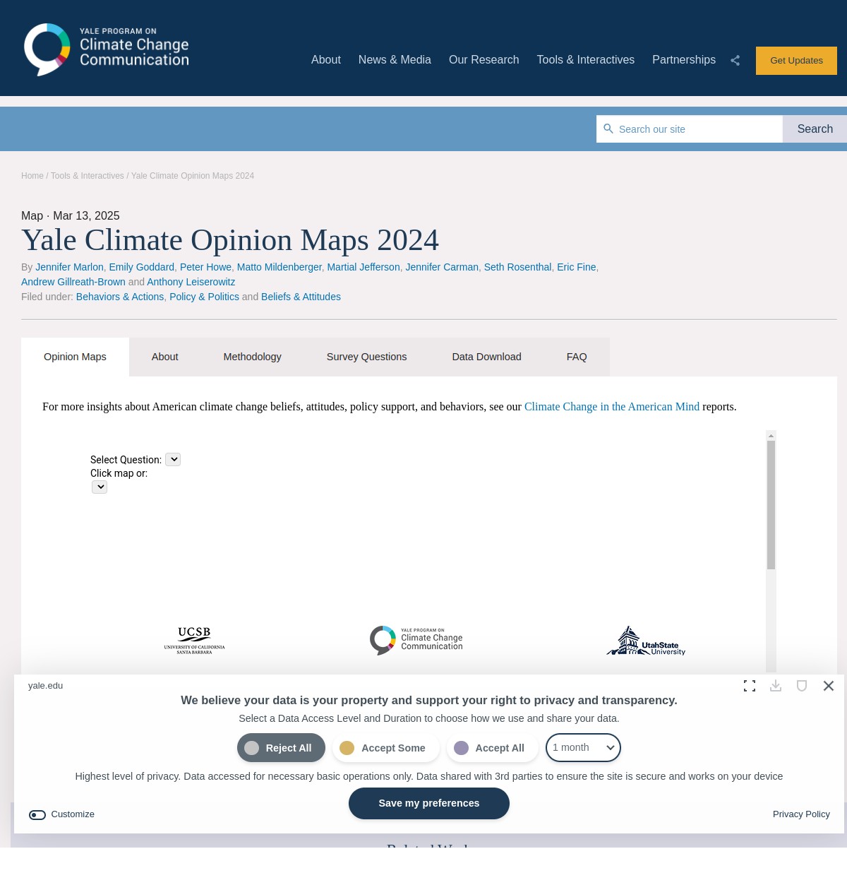 Yale Program on Climate Change Comunication