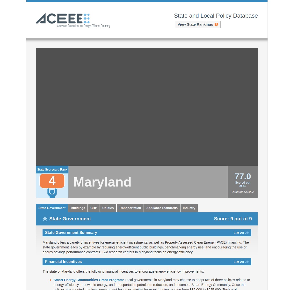 The American Council for an Energy-Efficient Economy (ACEEE)