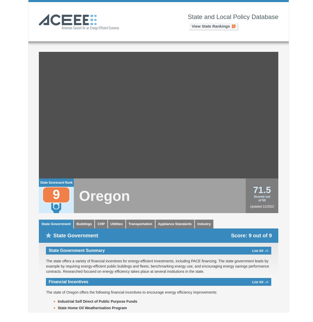 The American Council for an Energy-Efficient Economy (ACEEE)