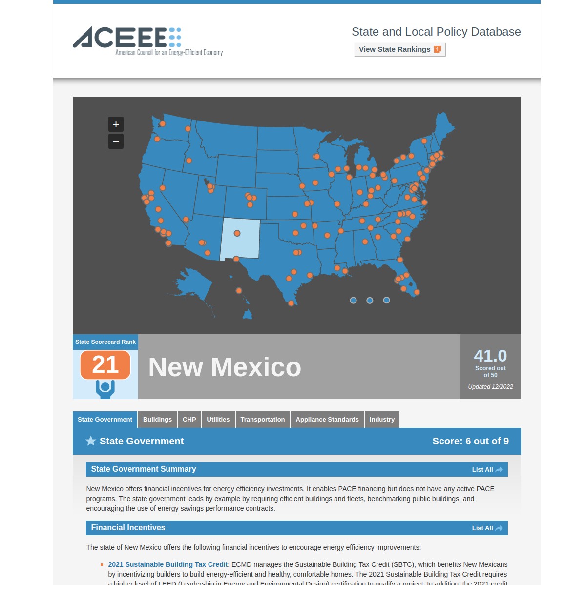 The American Council for an Energy-Efficient Economy (ACEEE)