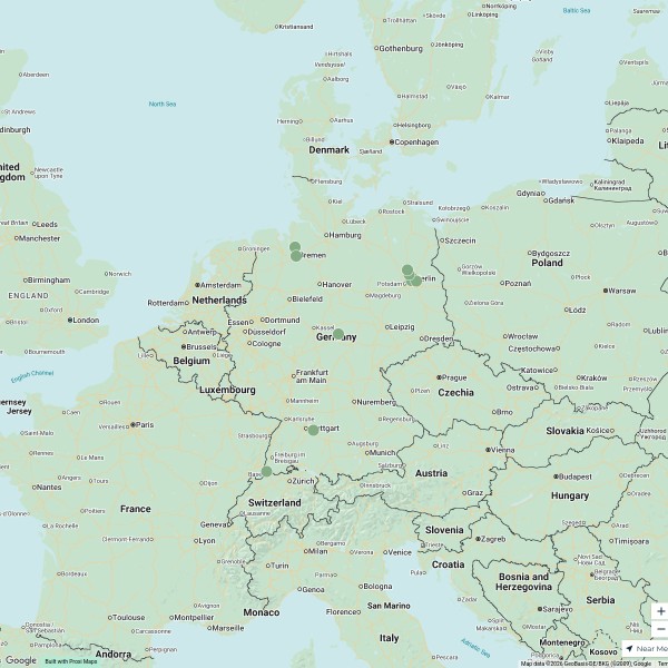 German Postal Code Areas - Interactive Map!
