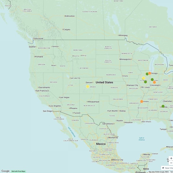 Caterpillar Facilities Map - Interactive Map!