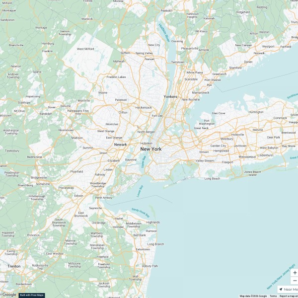 New York Tri-State Area Map - Interactive Map!