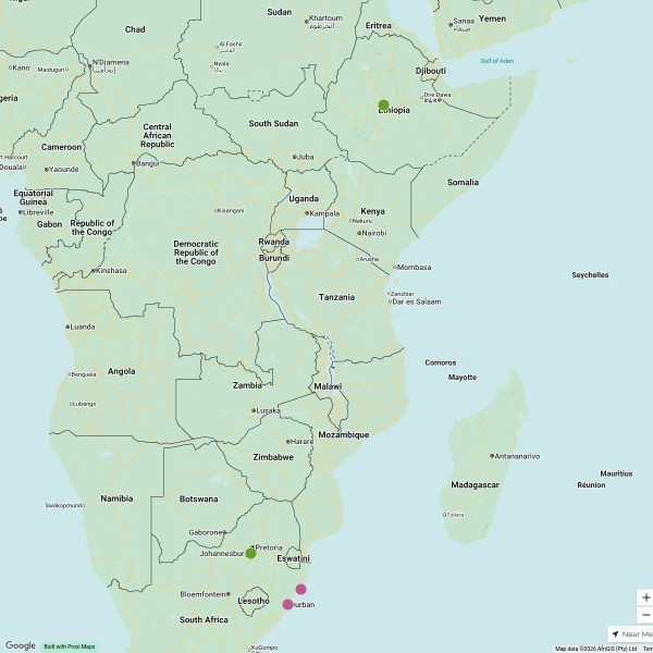 Map of Africa with Major Ports and Airports - Interactive Map!