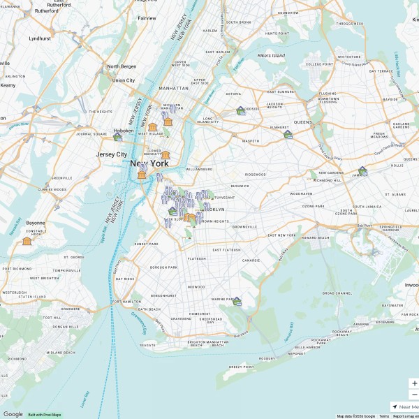 Brooklyn Point of Interest Map - Interactive Map!