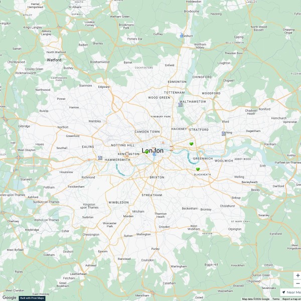 Rivers and Drainage Areas of London - Interactive Map!