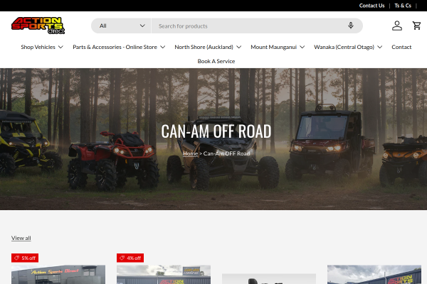 Action Sports Direct - Can Am Dealers NZ