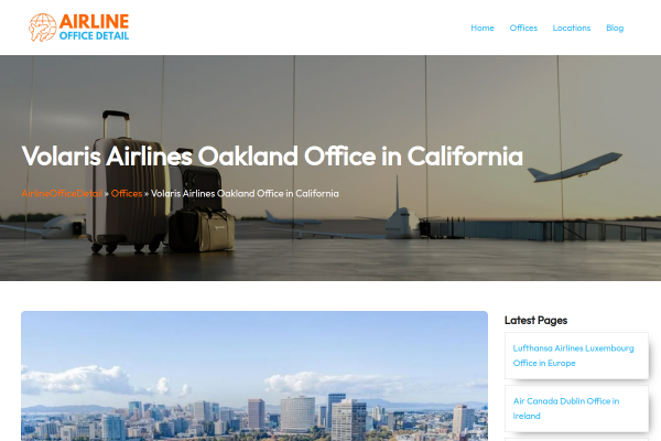 Volaris Airlines Office in Oakland