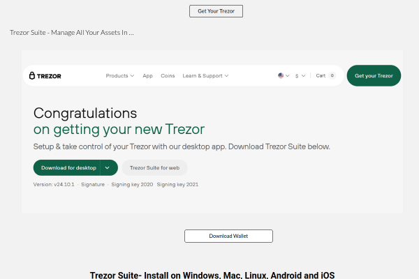 Trezor Suite