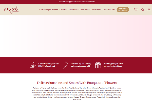 Flower Delivery Auckland - Angel Delivery