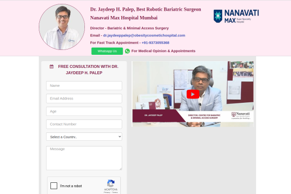 Best  Bariatric Surgeon Nanavati Hospital Mumbai