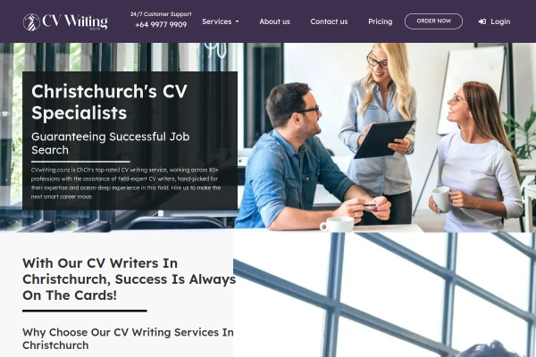 cv writing services christchurch