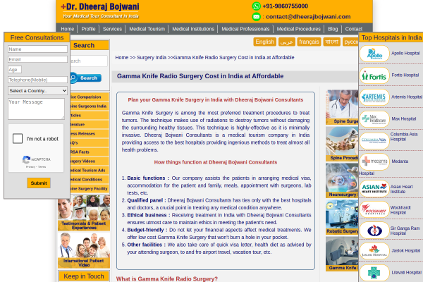 Gamma knife Treatment in India