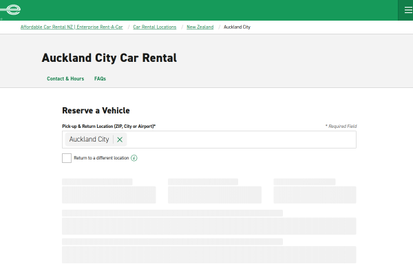 Enterprise Rent-A-Car Auckland