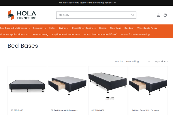 The base for a Queen Bed in New Zealand