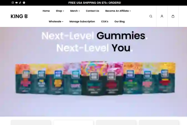 THC Gummies Order Online | King B Distribution