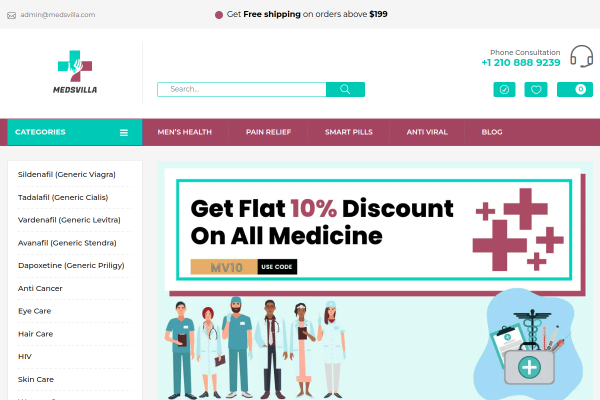 Your Trusted Online Pharmacy – Medsvilla.com