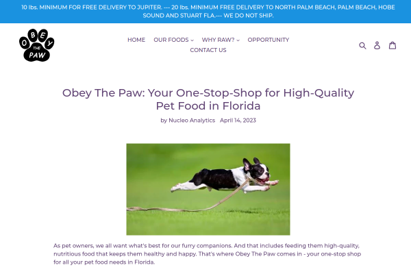 Premium Raw Chicken Feet at Obey The Paw