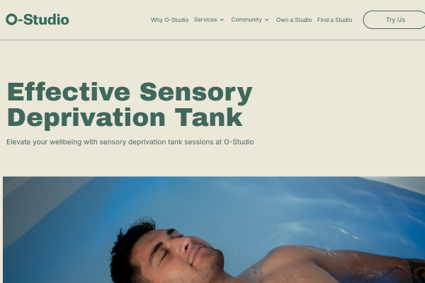 sensory deprivation tank