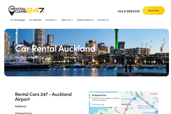 Top Rental Car Company at Auckland Airport