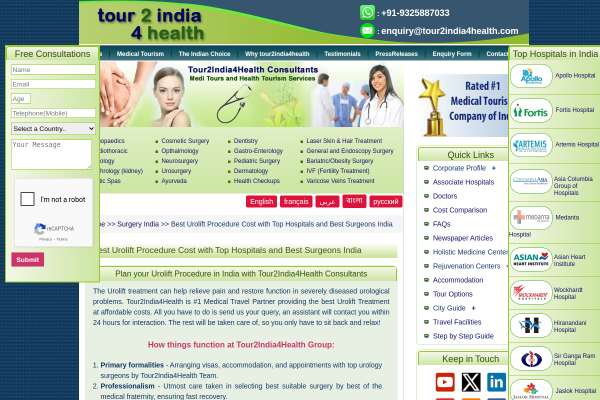 urolift surgery hospitals in India