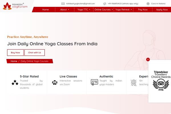 Online Yoga Classes